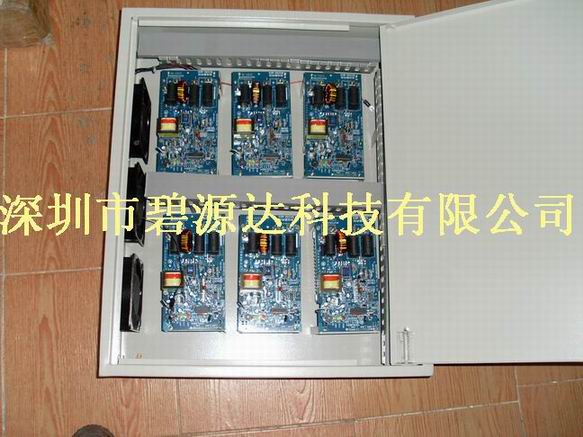 六台2KW电磁加热板组合机箱